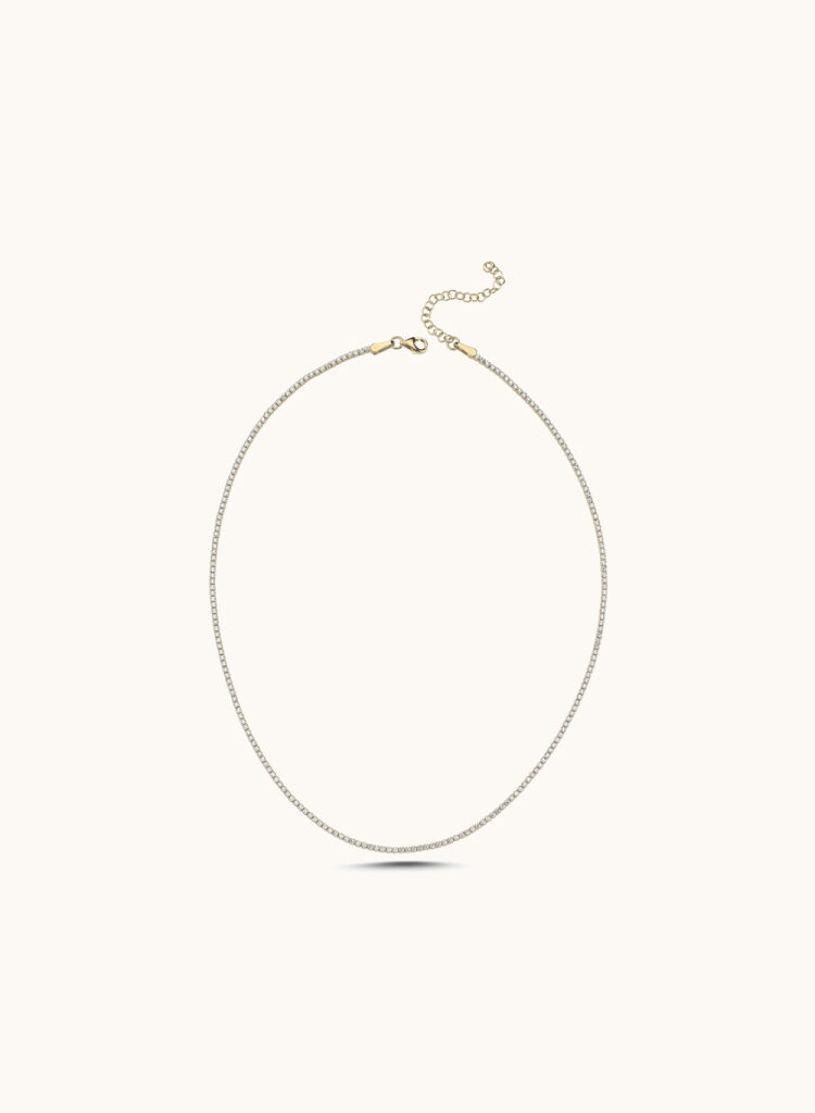 Collar de tennis con circonitas de 1,5mm